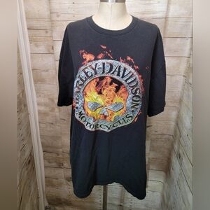 Harley-Davidson Black Graphic T-Shirt